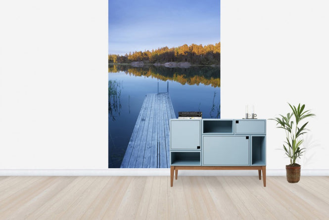 PHOTOWALL / Wooden Pier in Shadow (e29990)