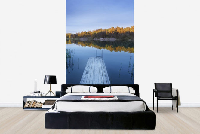 PHOTOWALL / Wooden Pier in Shadow (e29990)