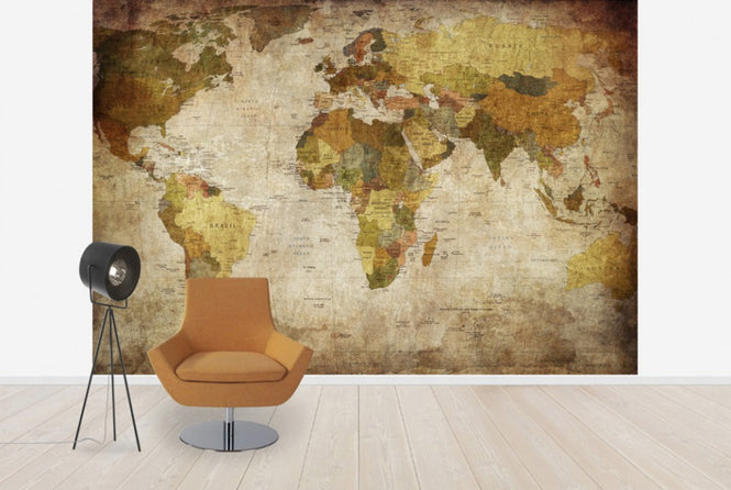 PHOTOWALL / Old Vintage World Map (e30158)