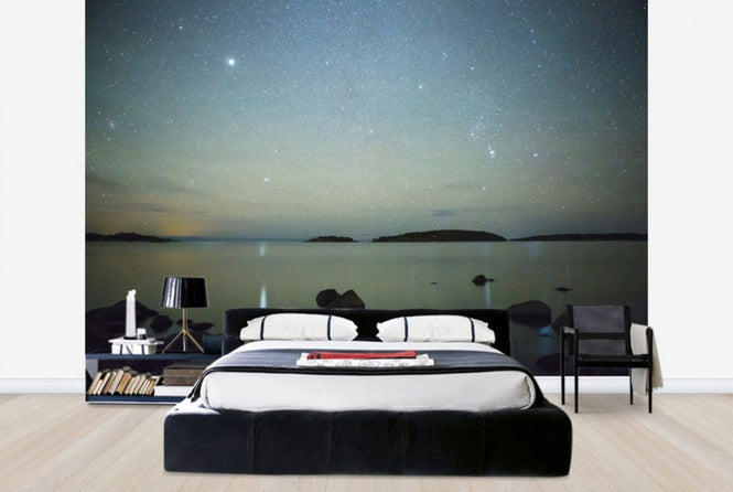 PHOTOWALL / Starry Sky over Juniskär, Sweden (e40464)