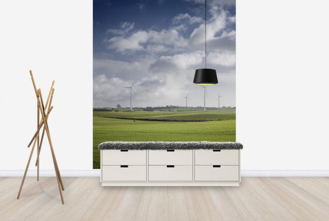 PHOTOWALL / Windmill in Green Fields of Skåne, Sweden (e40565)