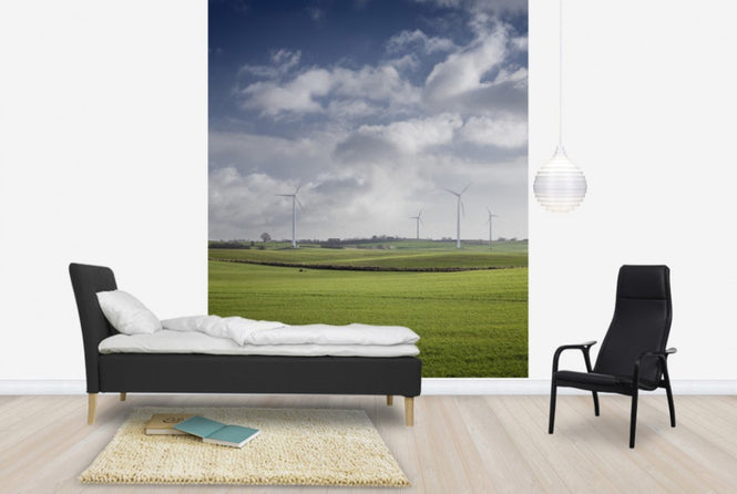 PHOTOWALL / Windmill in Green Fields of Skåne, Sweden (e40565)