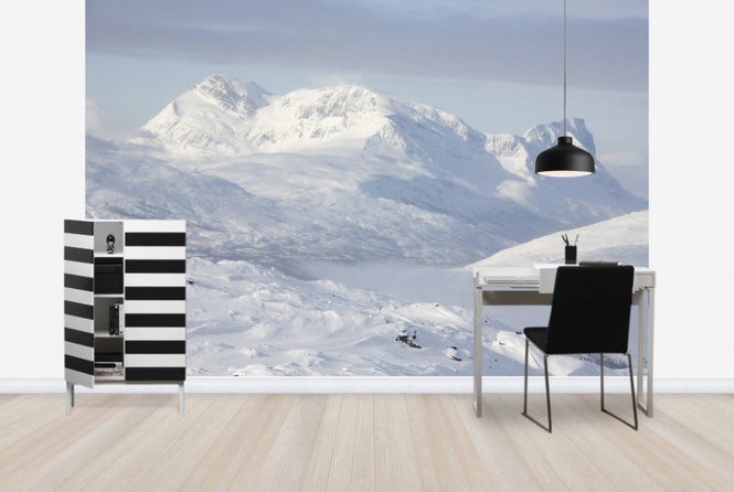 PHOTOWALL / Snowy Mountains in Lapland, Sweden (e40523)
