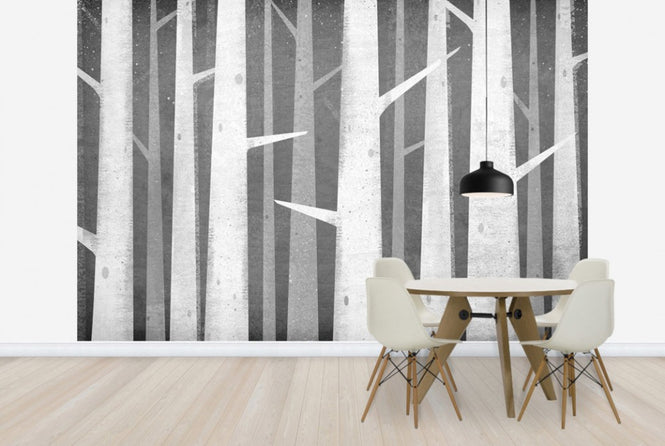 PHOTOWALL / Birches Winter Woods (e30335)