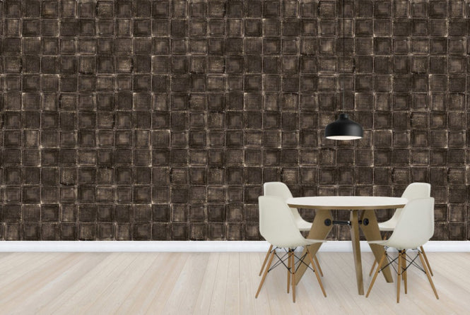 PHOTOWALL / Tin Plates - Brown (e30421)