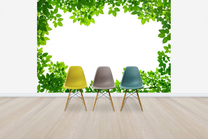 PHOTOWALL / Grenery Frame of Leaves (e40697)