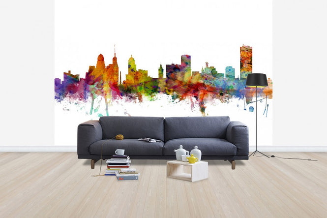 PHOTOWALL / Buffalo New York Skyline (e30469)