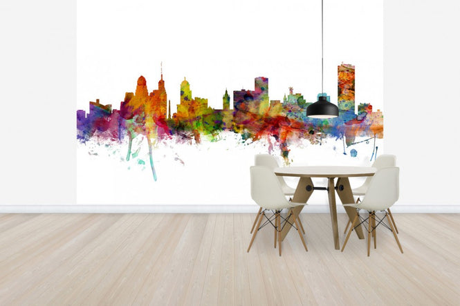 PHOTOWALL / Buffalo New York Skyline (e30469)