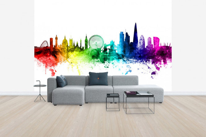PHOTOWALL / London Skyline Rainbow (e30503)