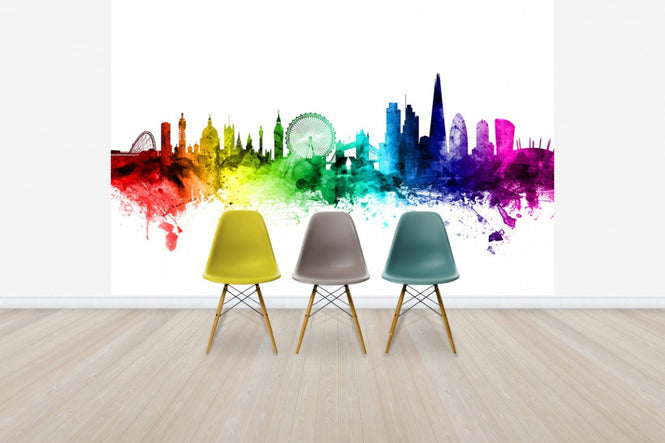 PHOTOWALL / London Skyline Rainbow (e30503)