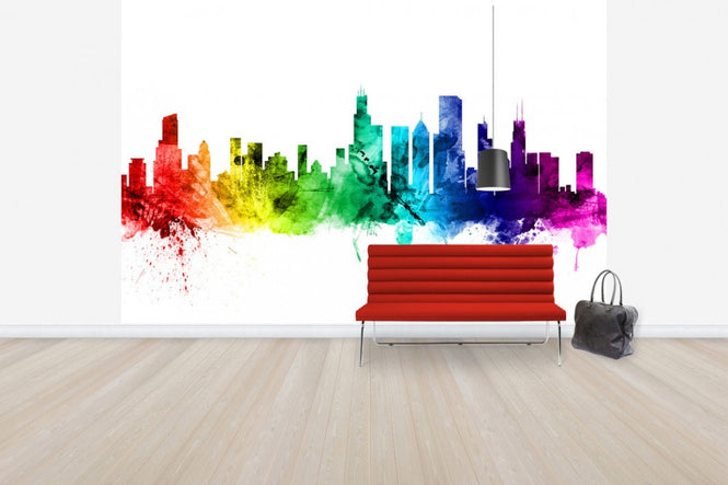 PHOTOWALL / Chicago Illinois Skyline (e30507)