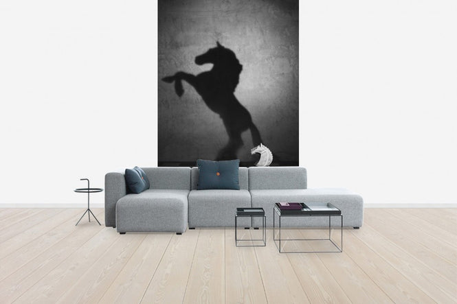 PHOTOWALL / The Soul of a Mustang, black and white (e40915)