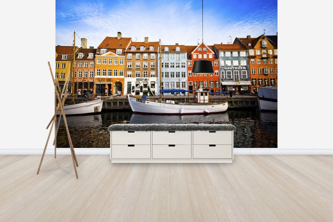 PHOTOWALL / Boats in Nyhavn, Copenhagen (e40928)