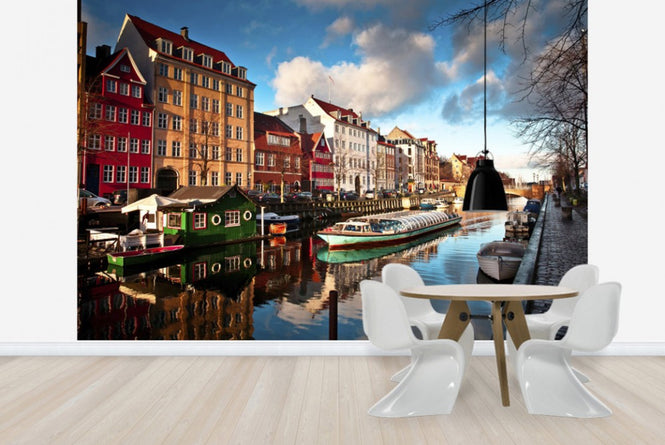 PHOTOWALL / Riverboat in Copenhagen, Denmark (e40933)