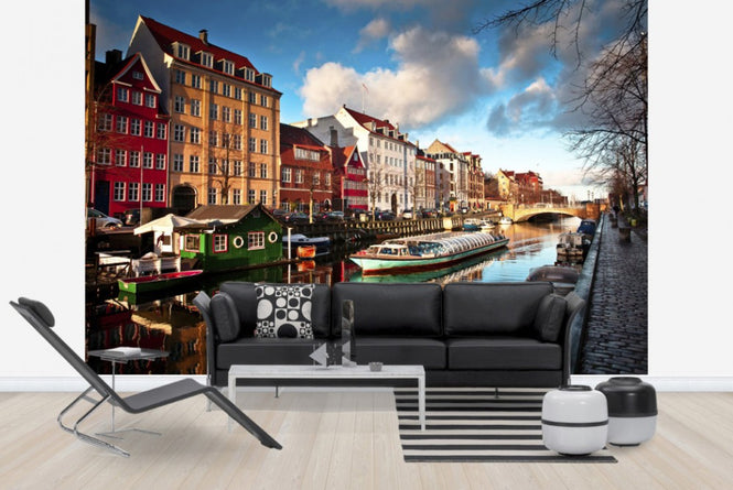 PHOTOWALL / Riverboat in Copenhagen, Denmark (e40933)