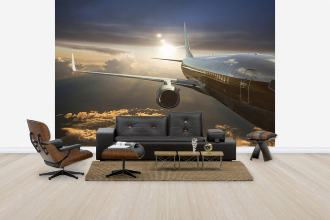 PHOTOWALL / Airplane above Clouds (e30643)