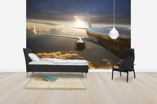 PHOTOWALL / Airplane above Clouds (e30643)