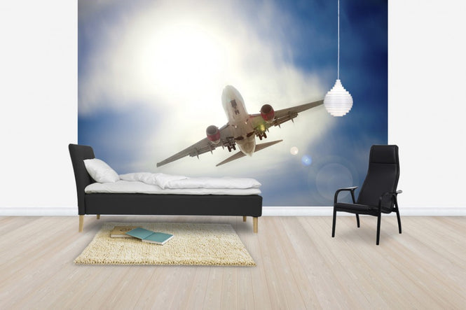 PHOTOWALL / Airplane in Cloud (e30644)