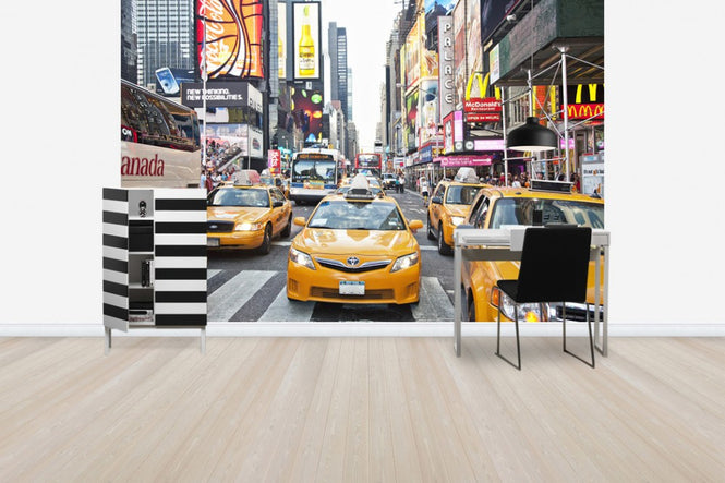 PHOTOWALL / Cabs and Capitalism, New York (e30810)
