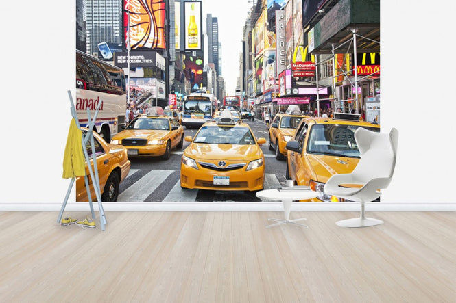 PHOTOWALL / Cabs and Capitalism, New York (e30810)
