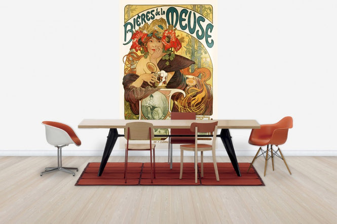 PHOTOWALL / Alphonse Mucha - Bieres de La Meuse (e31030)