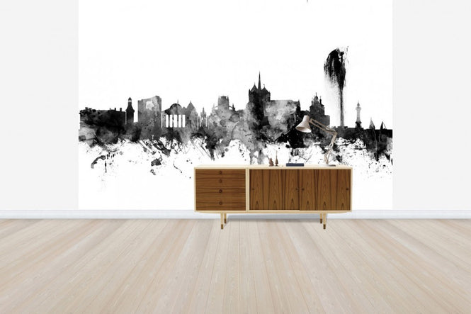 PHOTOWALL / Geneva Skyline Black (e50144)