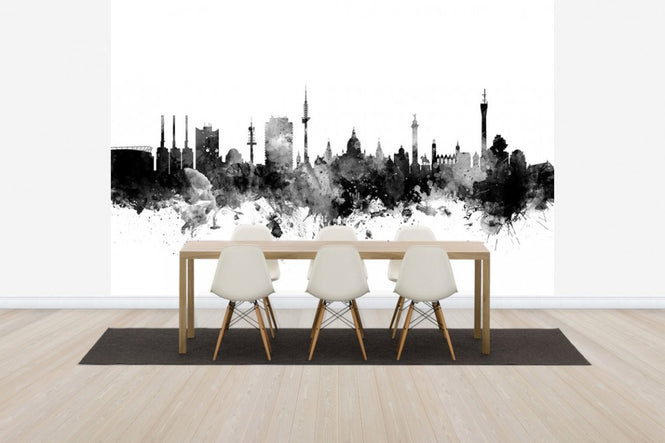 PHOTOWALL / Hannover Skyline Black (e50145)