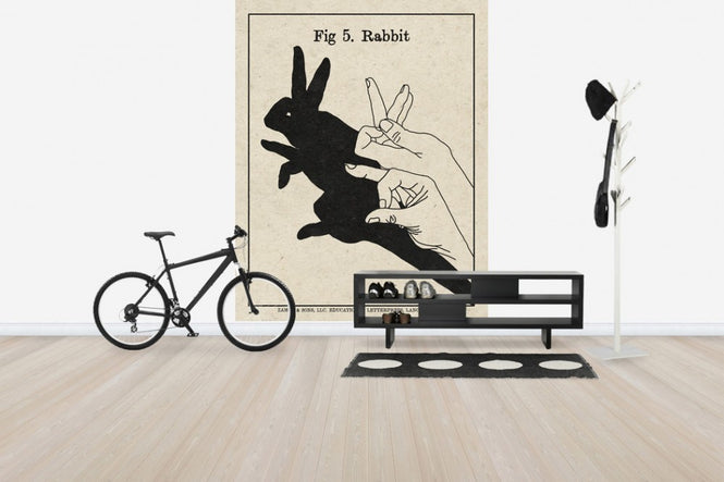 PHOTOWALL / The Art of Shadows - Rabbit (e31045)