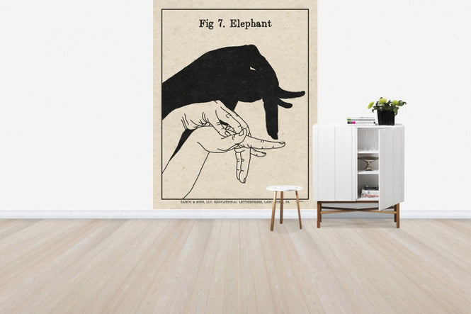 PHOTOWALL / The Art of Shadows - Elephant (e31047)