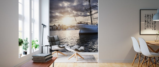 PHOTOWALL / Sunset Sailboat (e310112)