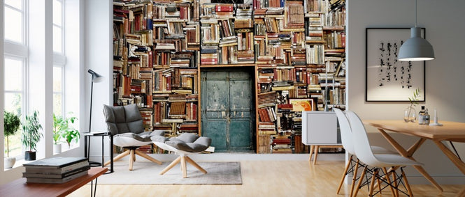 PHOTOWALL / Door and Books (e310145)