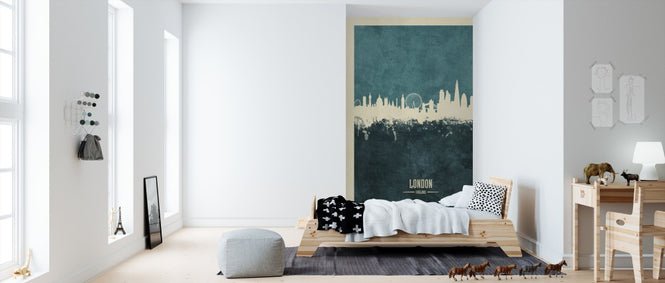 PHOTOWALL / London England Skyline Blue (e310702)