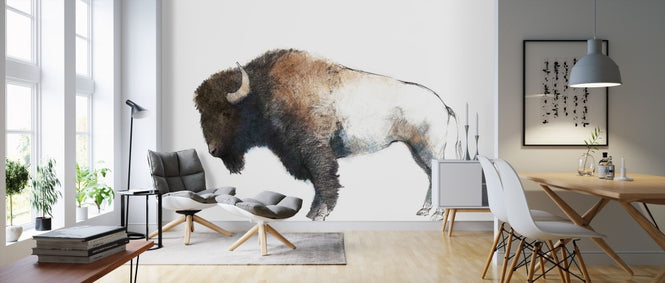 PHOTOWALL / Colorful Bison Dark Brown (e311145)