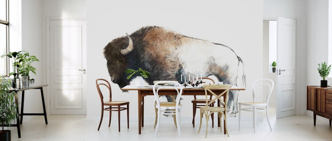 PHOTOWALL / Colorful Bison Dark Brown (e311145)