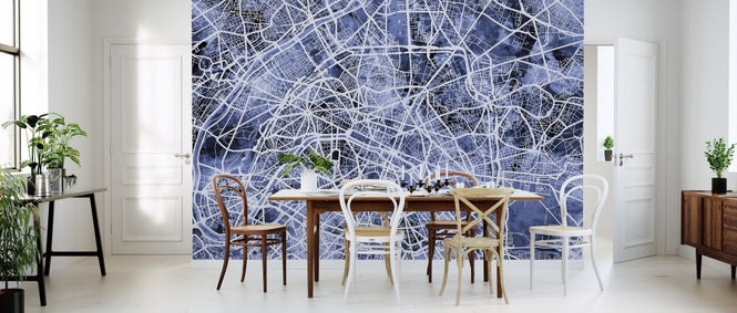 PHOTOWALL / Paris France City Street Map (e311397)