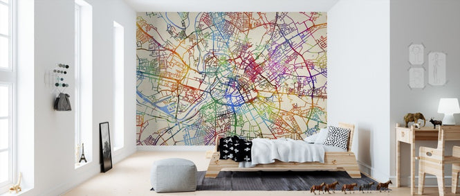 PHOTOWALL / Manchester England Street Map (e311415)