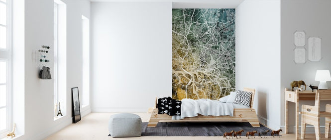 PHOTOWALL / Hamburg Germany City Map (e311467)