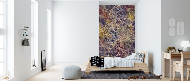 PHOTOWALL / Frankfurt Germany City Map (e311548)