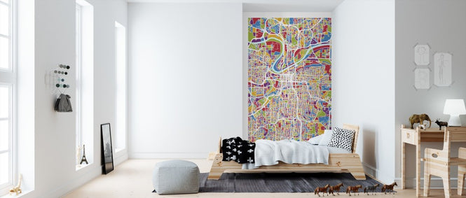 PHOTOWALL / Kansas City Missouri City Map (e311555)