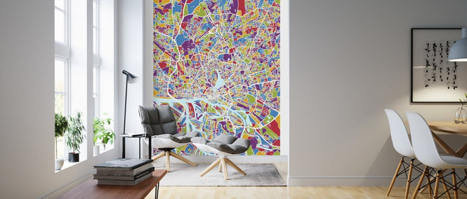 PHOTOWALL / Hamburg Germany City Map (e311564)