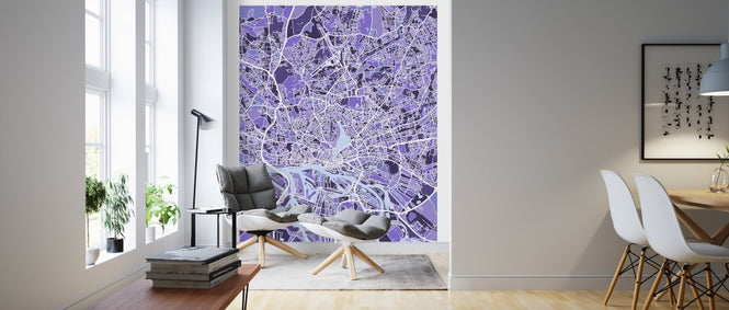 PHOTOWALL / Hamburg Germany City Map (e311566)