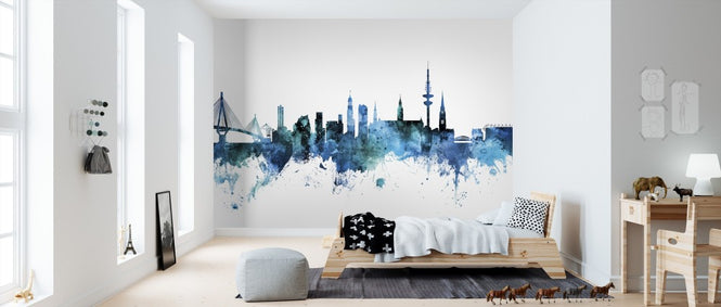 PHOTOWALL / Hamburg Germany Skyline (e311604)
