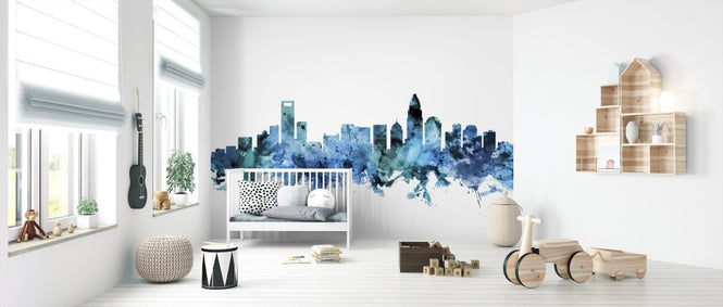 PHOTOWALL / Charlotte North Carolina Skyline (e311674)