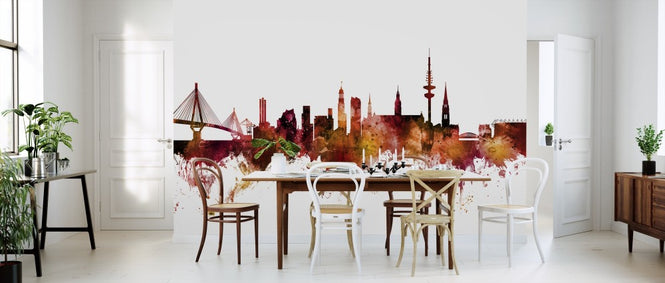PHOTOWALL / Hamburg Germany Skyline (e311838)