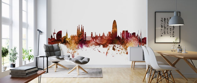 PHOTOWALL / Barcelona Spain Skyline (e311864)