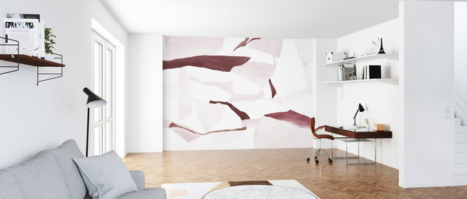 PHOTOWALL / Fractal Burgundy and Pink (e312702)
