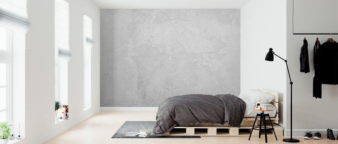 PHOTOWALL / Light Gray Colored Weathered Wall (e312904)