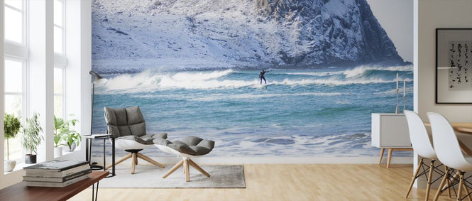 PHOTOWALL / Surfing Lofoten in Winter (e313040)