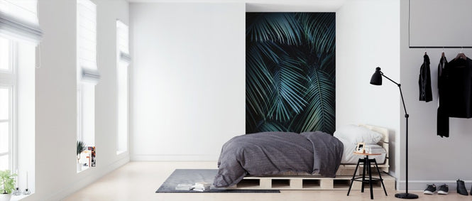 PHOTOWALL / Palm Leaves in the Night (e313688)