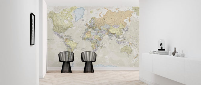 PHOTOWALL / Classic World Map (e316089)
